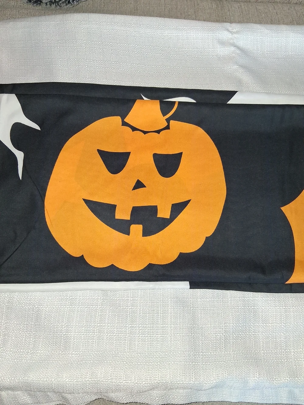 NIB Halloween Queen 4 Pc Bedding Set Pumpkins Bats Ghosts